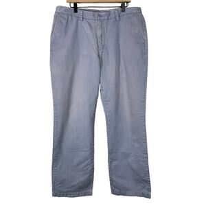 Vineyard Vines Men's Collegiate Pants Gray Chinos - Size 38x32 - Straight Leg